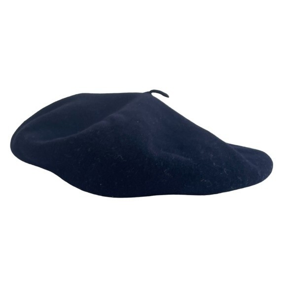 Bearn Authentic French Beret Black Wool Parisian Classic Cap Preppy Hat Cap main image 6